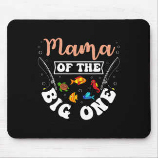 Mama van de Big One Visserij Verjaardagsfeestje Ve Muismat