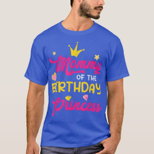 Mama van de Birthday prinses mama Mot T-shirt