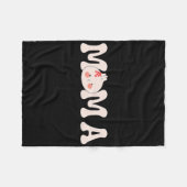 Mama van de Dumpling eerste verjaardag BA Fleece Deken (Voorkant (Horizontaal))