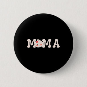 Mama van de Dumpling eerste verjaardag BA Ronde Button 5,7 Cm