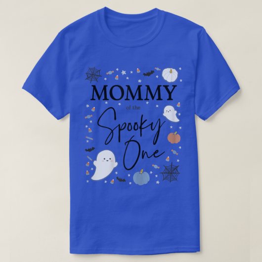 Mama van de Spooky One First Birthday Boy T-shirt (Design voorkant)