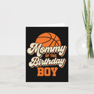 Mama van de Verjaardag Jongen Bysketbyll Mama Mom Kaart