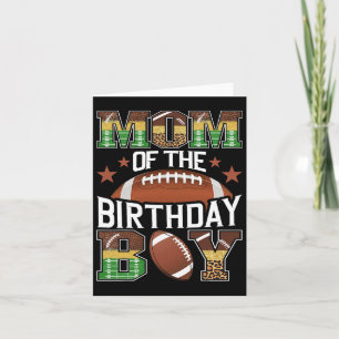 Mama van de Verjaardag Jongen Football Lover Game Kaart