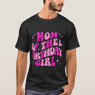 Mama van de verjaardag meisje verjaardag familie m t-shirt