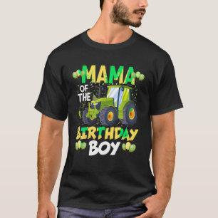 Mama van de verjaardagsjongen Tractor Family Match T-shirt