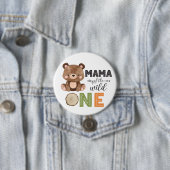 Mama van de Wilde Beer Button (In situ)