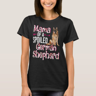 Mama van een geknipte Duitse herder T-shirt
