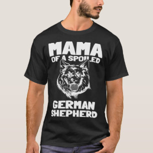 Mama van een geknipte Duitse herder T-shirt