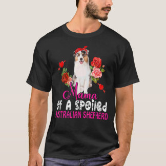 Mama van een verwende Australische herder schattig T-shirt