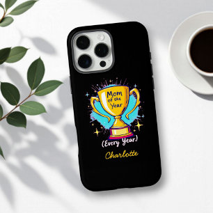 Mama van het jaar elk jaar Grappige Moederdag iPhone 16 Pro Max Hoesje