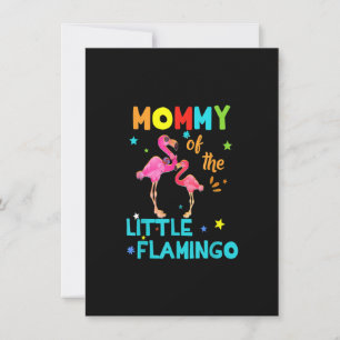 Mama van Little Flamingo Birthday Family Shirten M Kaart
