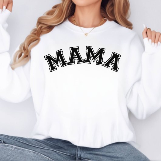 Mama Varsity Sweatshirt de la Fête des Mères