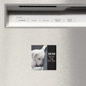 Mama verdient wat rusttijd Schattige witte puppy h Magneet (Insitu (Vaatwasser))