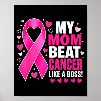 Mama versloeg borstkanker als een baas vechter poster