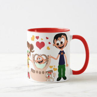 Mama voli bebu (Maman aime bébé) Mug 02