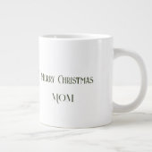 Mama Vrolijk Kerstmis Birch Tree Kaarsen Extra Grote Beker (Rechts)