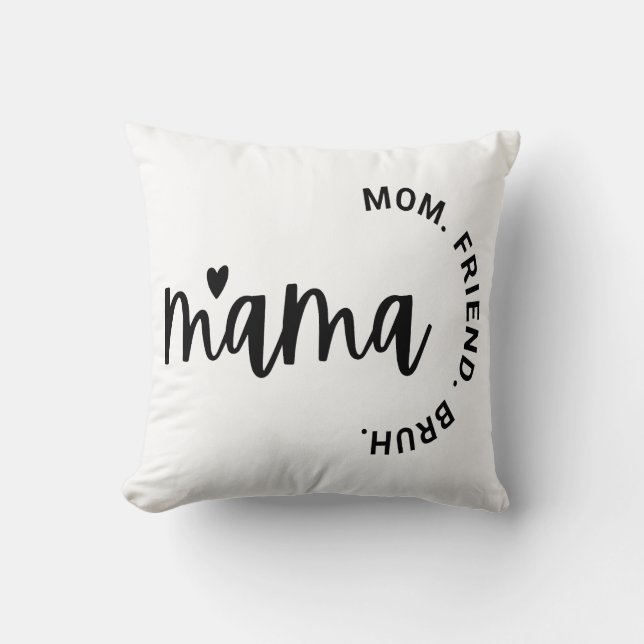Mama, vrouw mama vriend, Moederdag, cadeau voor ma Kussen (Voorkant)
