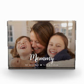 Mama, we houden van je moderne script fotoblokken (Voorkant)