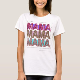 MAMA Wild en Bold T-shirt