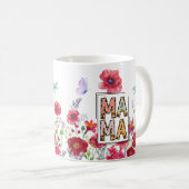 Mama Wildflower Moederdag Mok (Voorkant rechts)