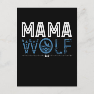 Mama Wolf Native American Art Moeder Briefkaart