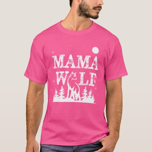 Mama Wolf T-shirt (Voorkant)
