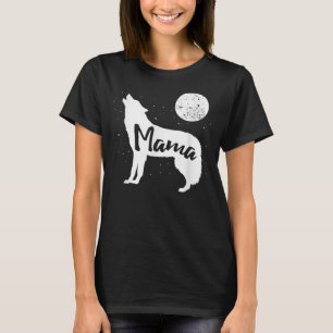 Mama Wolf T-Shirt familie van Wolven