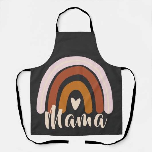 Mama - Women Rainbow Mam Schort (Voorkant)