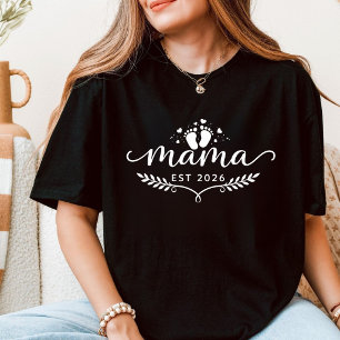 Mama wordt 2026 Nieuwe zwangerschap onthulling T-shirt