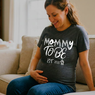 Mama Wordt 2026 Zwangerschapsaankondiging T-shirt