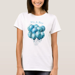 Mama Wordt Blauwe Ballonnen Het Is Een Jongen T-shirt
