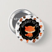 Mama wordt Button Woodlands Creatures Thema (Voorkant /achterkant)