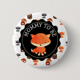 Mama wordt Button Woodlands Creatures Thema