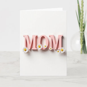 Mamaatje Roze Briefkaart