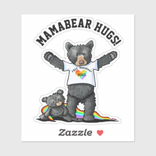 Mamabear Hugs Sticker (Vel)