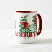 MAMABERRY avec des airelles rouges Mug (Devant droit)