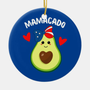 Mamacado Avocado Zwangerschap Zwangerschap Zwanger Keramisch Ornament