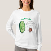 Mamacado Funny Avocado Mom Design – Schattige Pun  T-shirt (Voorkant)