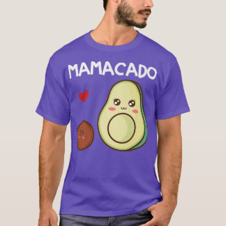 Mamacado Mama Avocado Zwangerschap Aankondiging Av T-shirt