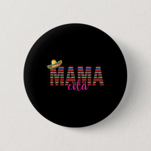 Mamacita Cinco de Mayo 5 de Mayo Mexicaanse Fiesta Ronde Button 5,7 Cm
