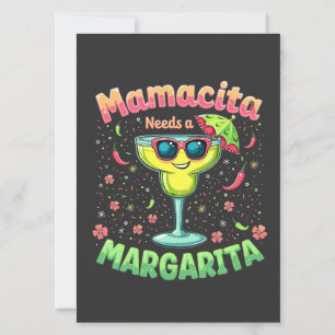 Mamacita heeft een Margarita Cinco de Mayo-feest n Kaart