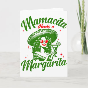 Mamacita heeft een Margarita Cinco De Mayo Grappig Kaart