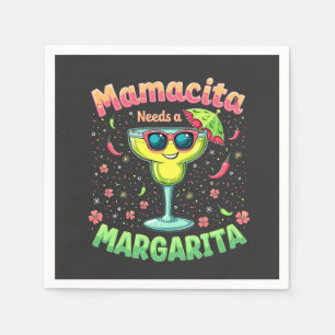 Mamacita heeft een Margarita nodig Cinco De Mayo- Servet