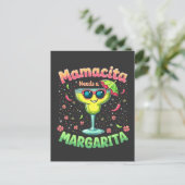 Mamacita heeft een Margarita nodig Cinco De Mayo Uitnodiging Briefkaart (Staand voorkant)