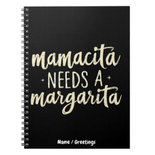 Mamacita heeft een Margarita nodig Grappige Vakan Notitieboek