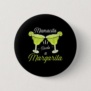Mamacita heeft Margarita Funny Cinco de Mayo Drink Ronde Button 5,7 Cm