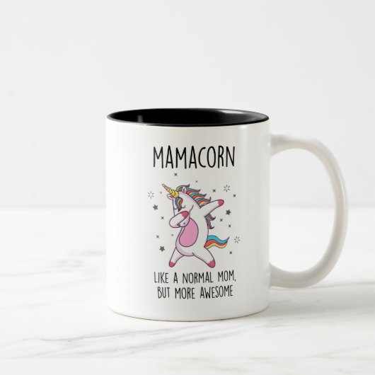 Mamacorn Ma Unicorn Tweekleurige Koffiemok (Rechts)