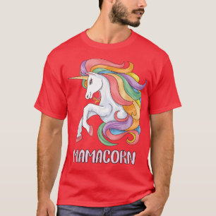 Mamacorn Unicorn Costume Mam Moederdag T-shirt