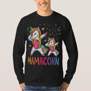 Mamacorn unicorn mam baby grappige moederdag voor t-shirt