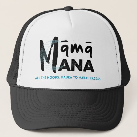 MĀMæMANA "all the moons" Trucker Hat Pet (Voorkant)